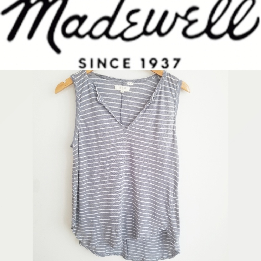 Madewell high low tank top!